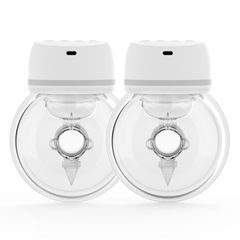 Bellababy Hands-Free Breast Pumps Wearable Upgraded with 17mm, 19mm, 21mm Inserts, Electric Double Breast Pumps Portable Wireless Low Noise, 4 Modes & 6 Levels Suction, 24mm flanges, 6 oz, 2 Packs